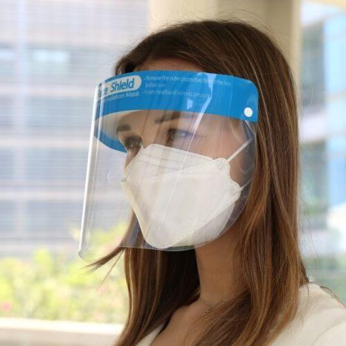Lot of 10 Safety Face Shield Protection Cover Guard Reusable wholesale